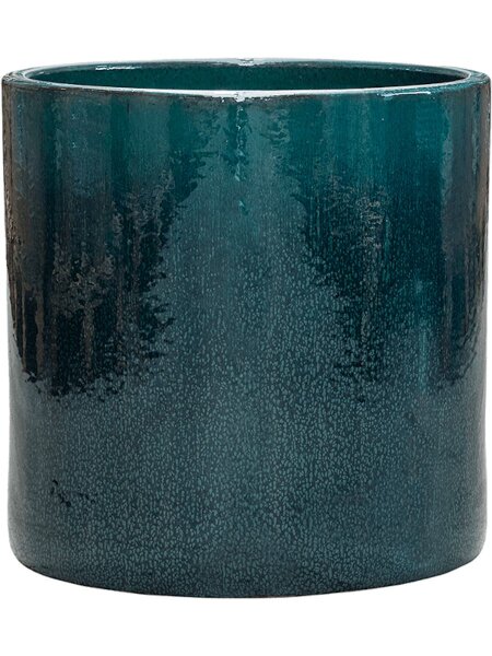 Pot Ocean Blue Cylinder 40cm